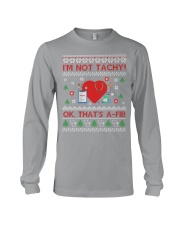 Nursing Not Tachy It's A-FIB Christmas Long Sleeve Tee tile