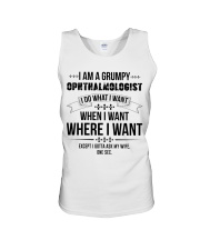 I Am A Grumpy Ophthalmologist Unisex Tank thumbnail