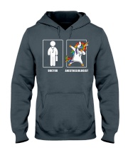 Men Anesthesiologist Unicorn Compare Doctor Hooded Sweatshirt tile