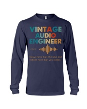 Vintage Audio Engineer Knows More Than She Says Long Sleeve Tee thumbnail
