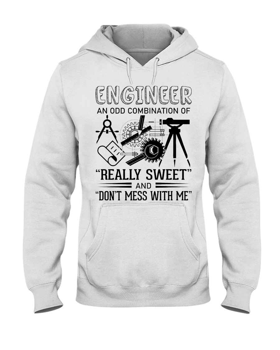 Engineer An Odd Combination Of Really Sweet Hooded Sweatshirt