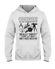 Engineer An Odd Combination Of Really Sweet Hooded Sweatshirt front