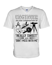 Engineer An Odd Combination Of Really Sweet V-Neck T-Shirt thumbnail