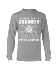 I'm An Engineer Puppets And Crayons Long Sleeve Tee tile