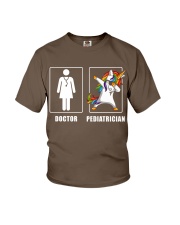 Women Pediatrician Unicorn Dabbing Cooler Doctor Youth T-Shirt tile