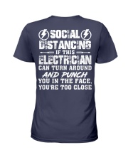 If This Electrician Can Turn Around Ladies T-Shirt tile