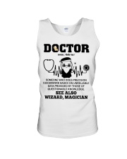 Doctor Noun See Also Wizard Magician Unisex Tank thumbnail