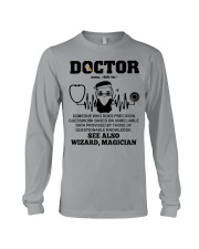 Doctor Noun See Also Wizard Magician Long Sleeve Tee thumbnail
