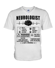 Neurologist Multi Tasking V-Neck T-Shirt tile