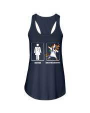 Unicorn Dabbing Anesthesiologist Cooler Doctor Ladies Flowy Tank tile