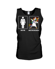 Unicorn Dabbing Anesthesiologist Cooler Doctor Unisex Tank tile