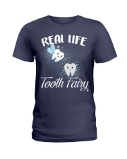 Dental Real Life Tooth Fairy Ladies T-Shirt tile