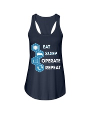 Eat Sleep Operate Repeat Ladies Flowy Tank tile