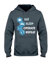 Eat Sleep Operate Repeat Hooded Sweatshirt tile