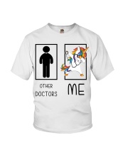 Other Doctors Me Unicorn Dabbing Cooler Doctor Youth T-Shirt tile