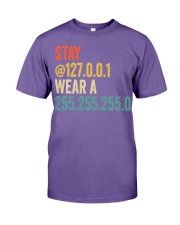 Stay At Home Local Wear Subnet Mask Network Premium Fit Mens Tee tile