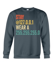 Stay At Home Local Wear Subnet Mask Network Crewneck Sweatshirt tile