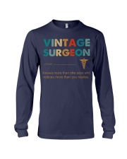 Vintage Surgeon Knows More Than She Says Long Sleeve Tee thumbnail