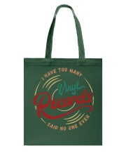 I Have Too Many Vinyl Records Tote Bag thumbnail