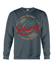 I Have Too Many Vinyl Records Crewneck Sweatshirt thumbnail