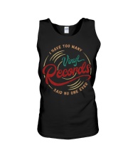 I Have Too Many Vinyl Records Unisex Tank thumbnail