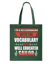 Veterinarian With The Vocabulary Tote Bag thumbnail