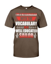Veterinarian With The Vocabulary Classic T-Shirt thumbnail