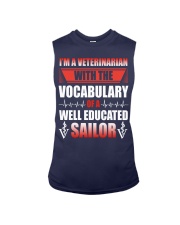 Veterinarian With The Vocabulary Sleeveless Tee thumbnail