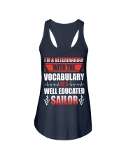Veterinarian With The Vocabulary Ladies Flowy Tank thumbnail