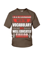 Veterinarian With The Vocabulary Youth T-Shirt thumbnail