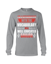 Veterinarian With The Vocabulary Long Sleeve Tee thumbnail