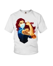 Redhead Nurse Practitioner Strong Youth T-Shirt tile