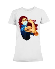 Redhead Nurse Practitioner Strong Premium Fit Ladies Tee tile