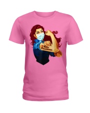 Redhead Nurse Practitioner Strong Ladies T-Shirt tile