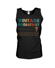 Vintage Podiatrist Knows More Than He Says Unisex Tank thumbnail