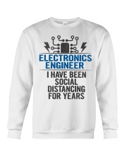 Electronics Engineer Social Distancing Crewneck Sweatshirt tile
