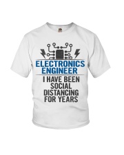 Electronics Engineer Social Distancing Youth T-Shirt tile
