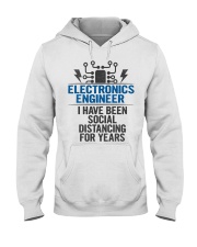 Electronics Engineer Social Distancing Hooded Sweatshirt tile