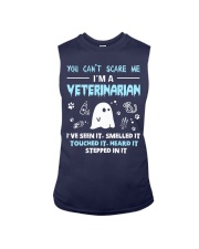 You Can't Scare Me I'm A Veterinarian Sleeveless Tee thumbnail