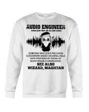 Audio Engineer See Also Wizard Magician Crewneck Sweatshirt thumbnail