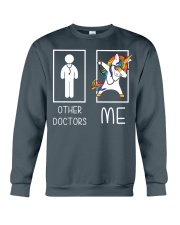 Other Doctors Me Unicorn Dabbing Cool Doctor Gift Crewneck Sweatshirt tile