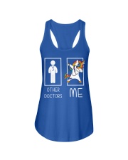 Other Doctors Me Unicorn Dabbing Cool Doctor Gift Ladies Flowy Tank front