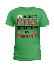 Be Kind To Nurses Ladies T-Shirt tile