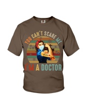 You Cant Scare Me Women Doctor During Pandemic Youth T-Shirt tile