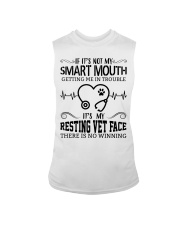 It's My Resting Vet Face There Is No Winning Sleeveless Tee thumbnail