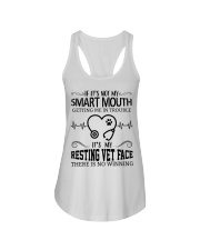 It's My Resting Vet Face There Is No Winning Ladies Flowy Tank thumbnail