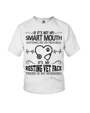 It's My Resting Vet Face There Is No Winning Youth T-Shirt thumbnail