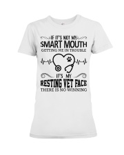 It's My Resting Vet Face There Is No Winning Premium Fit Ladies Tee thumbnail