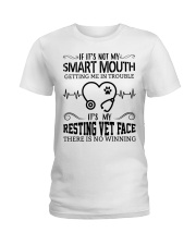 It's My Resting Vet Face There Is No Winning Ladies T-Shirt thumbnail