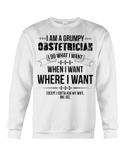 I Am A Grumpy Obstetrician Crewneck Sweatshirt thumbnail
